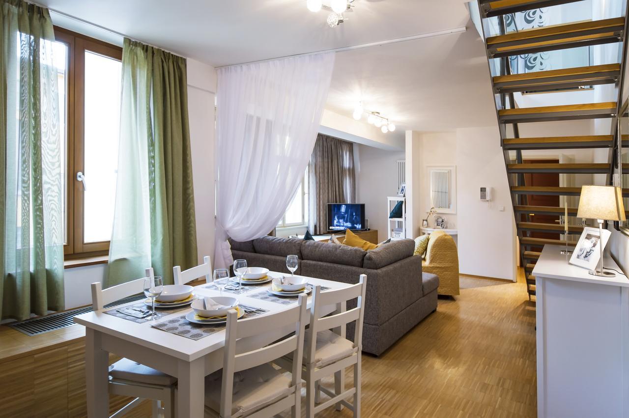 Modern Apartment Charvatova Praha Eksteriør bilde